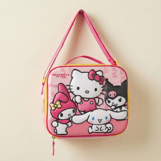 Hello Kitty and Friends Lunchtas - Geïsoleerde Koeltas met Schouderband - Roze van Hello Kitty — afbeelding 4