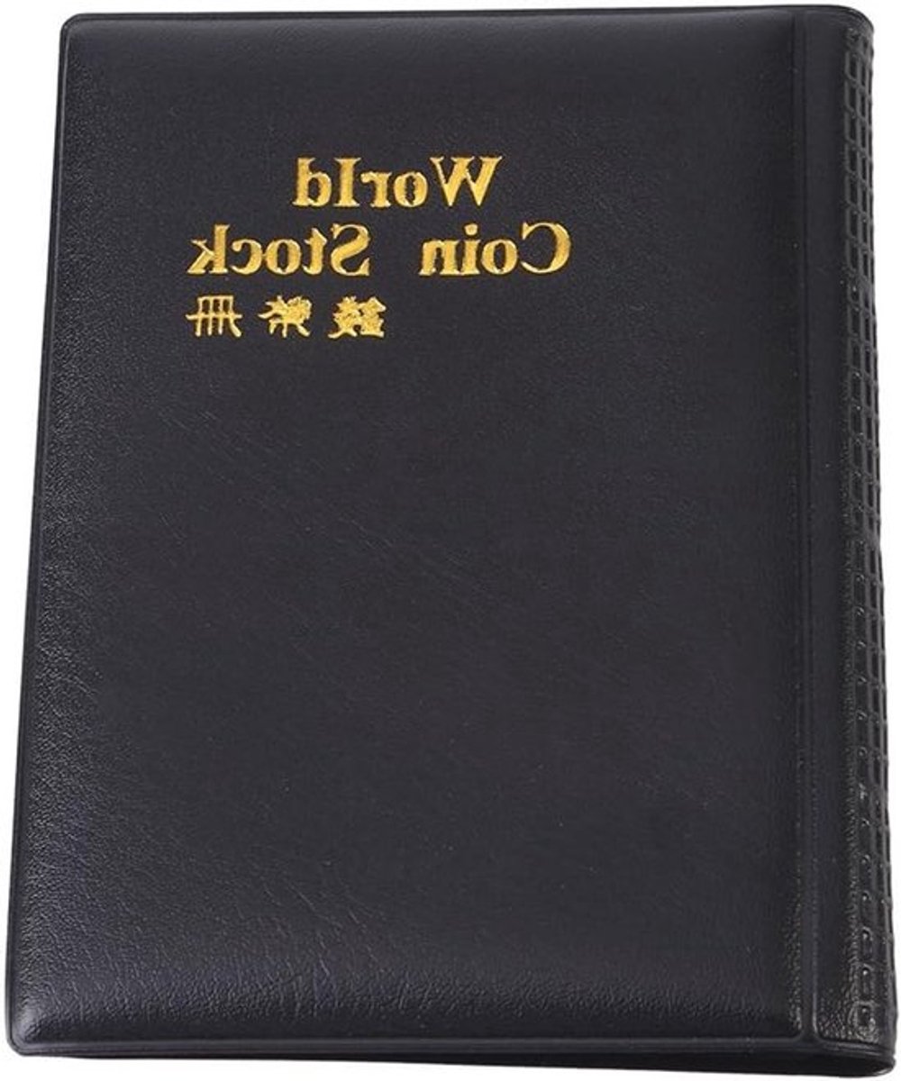 Coin Album voor Muntenverzameling, 10 pagina's met 120 vakken, Ideaal voor Wereldmunten en Collectieopslag (Zwart)