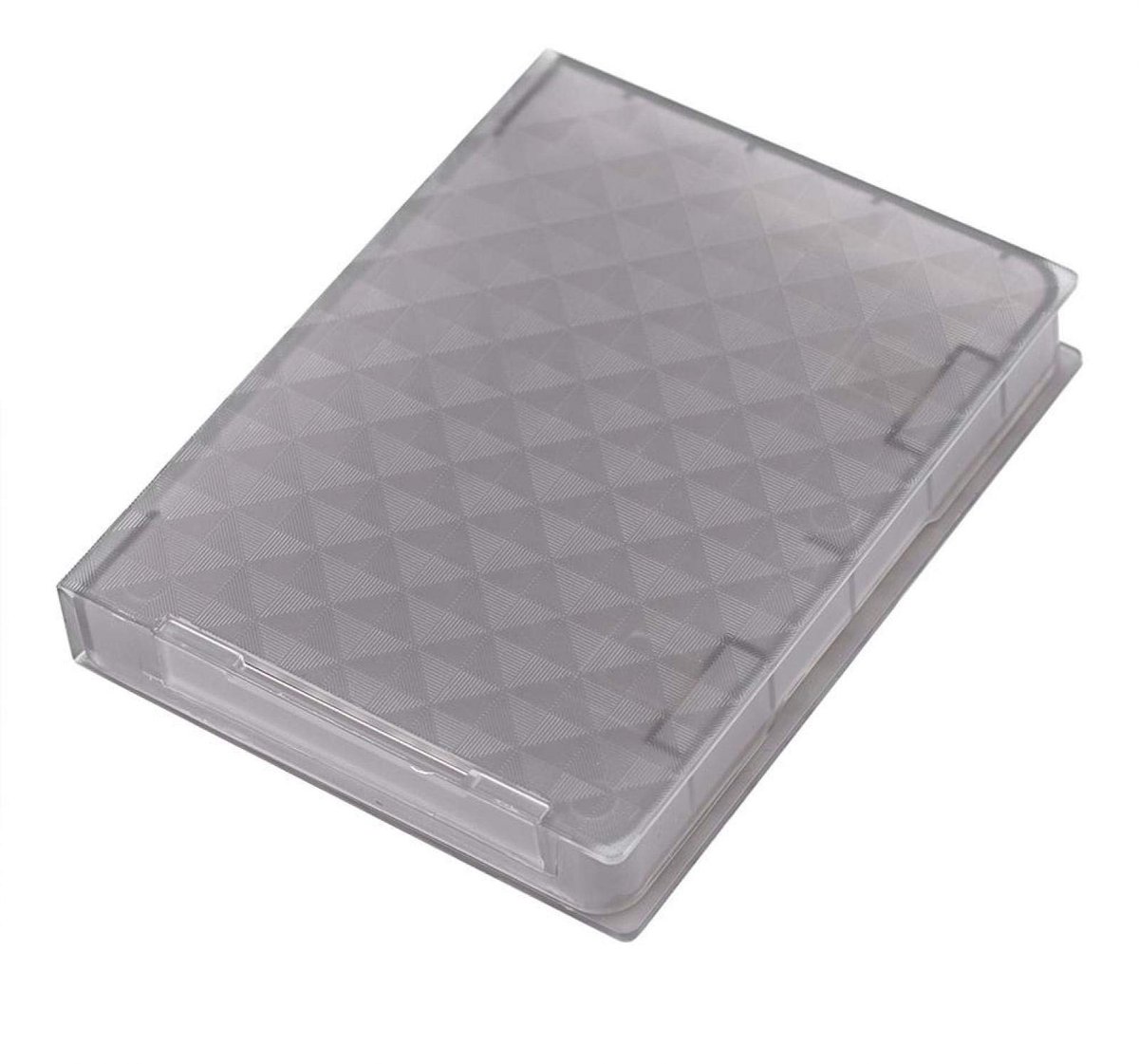 Dailygoods - Harde schijf behuizing 2,5 inch - SSD en HDD opberging - Schokbestendig en stofdicht - Grijs - Anti-statisch en antislip - Ideaal voor op...