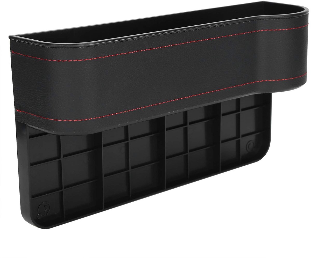 Store_8 - Autostoelvuller - Organizer Voorstoel - Minimalistische Console - Zwart - Bekerhouder - Opberghouder voor Auto - Zwart