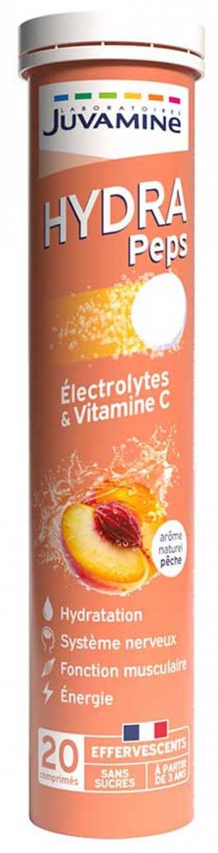 Juvamine Hydra Peps 20 bruistabletten (Aroma : Vissen)