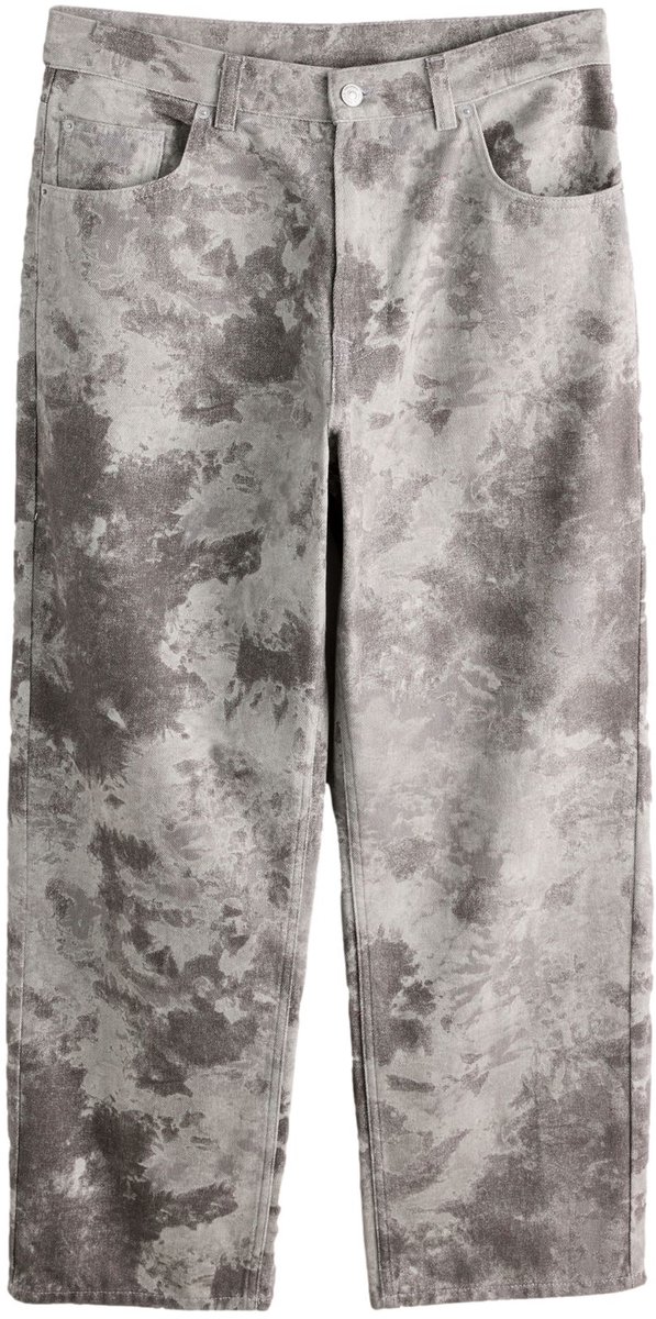 Next - Heren - Jeans met wijde pasvorm - Grijs