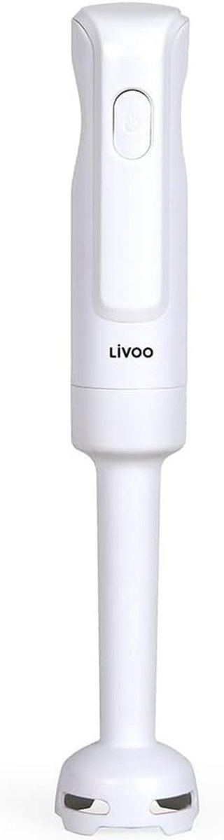 Hand Blender - Staafmixer Keukenmixer - Snel Mixen - 2 Roestvrijstalen Messen - 37 cm - Wit