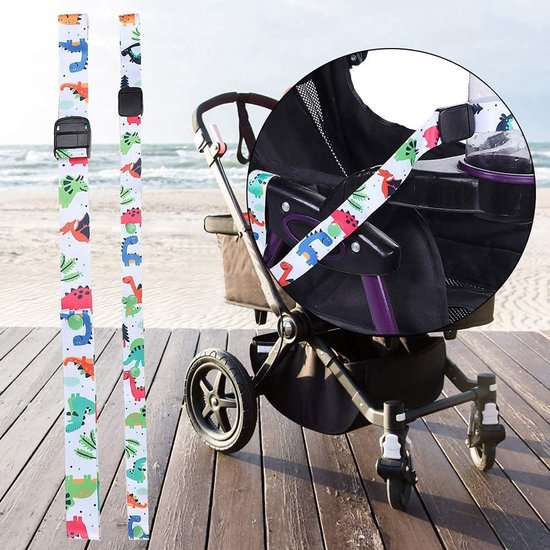 Sippy Cup Strap - Verstelbare Houder voor Babyfles & Beker - Universele Bevestigingsband - Stroller/Kinderstoel Accessoire — afbeelding 4