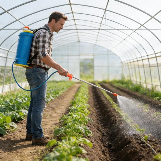 Ergonomische lange sproeier, multifunctionele uitbreidbare sproeiboom, 61 cm plantenwaterapparaat met verstelbare mondstuk, roestvrij stalen tuingereedschap met comfortabele handgreep, indoor outdoor — afbeelding 3