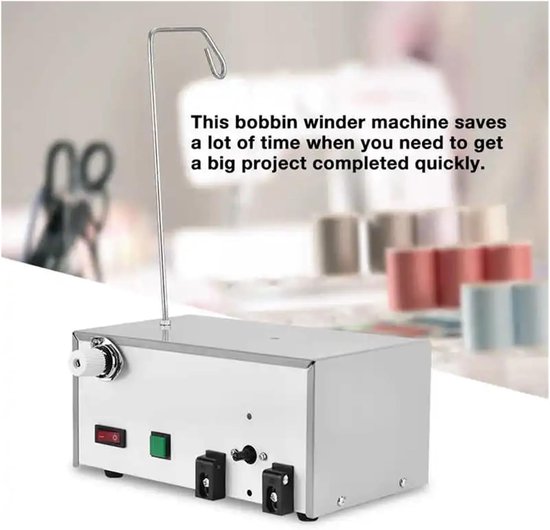 Automatische Spoelopwinder - Hoge Snelheid Machine - Spoelen Wind - Automatische Uitschakeling - 23 cm - Wit — afbeelding 3
