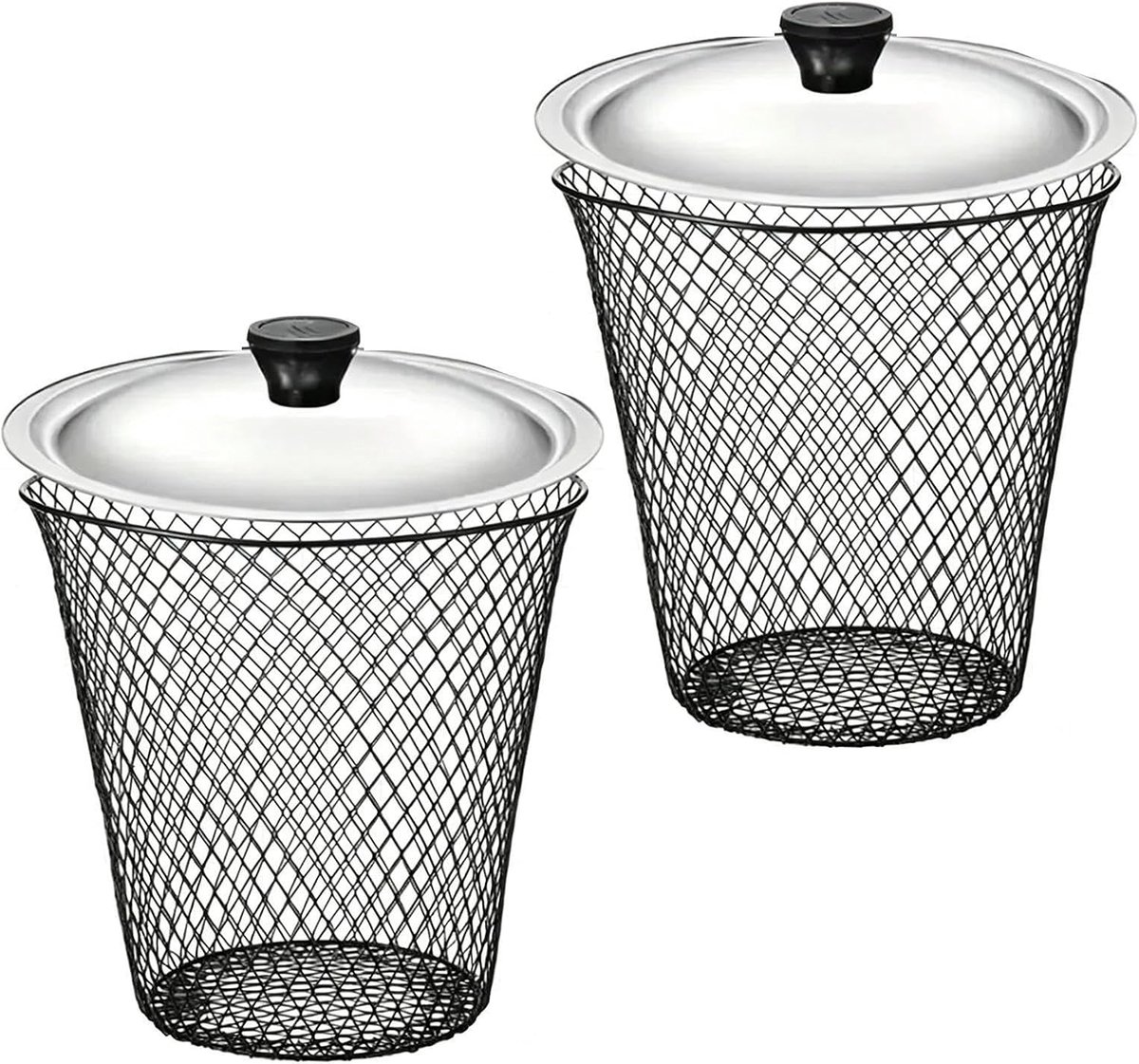 Wormenbak In Grond - Compostbak Tuinafval - Bodem Verrijken - Dubbele Kamer Systeem - 44 x 24 x 23 cm