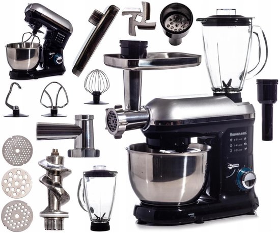 Ravanson RP-1500BS - Keukenmachine - 1500W - 6 Snelheden - Pulsefunctie van Ravanson — afbeelding 3