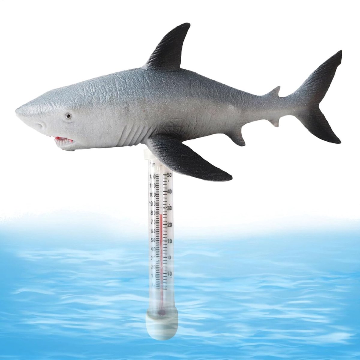 Watertemperatuursensor - Zwembad meter - Water temperatuur - Vrolijk dier ontwerp - 20 Centimeter - Haai