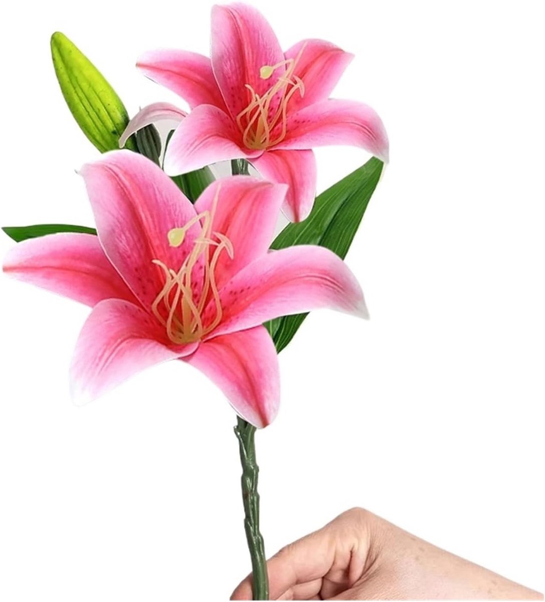 Kunstbloemen boeket - Nep bloemen - Interieur decoratie - Duurzame schoonheid - 10x10x10 m