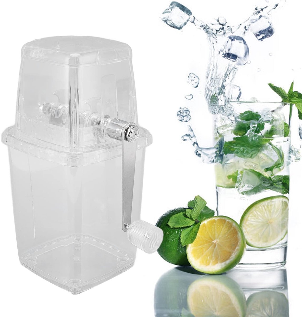 Dailygoods- IJsbreker Handmatig - Roestvrij Stalen Messen - Multifunctioneel - Draagbaar - Keukenaccessoire - Duurzaam Ontwerp - Ijsschaaf