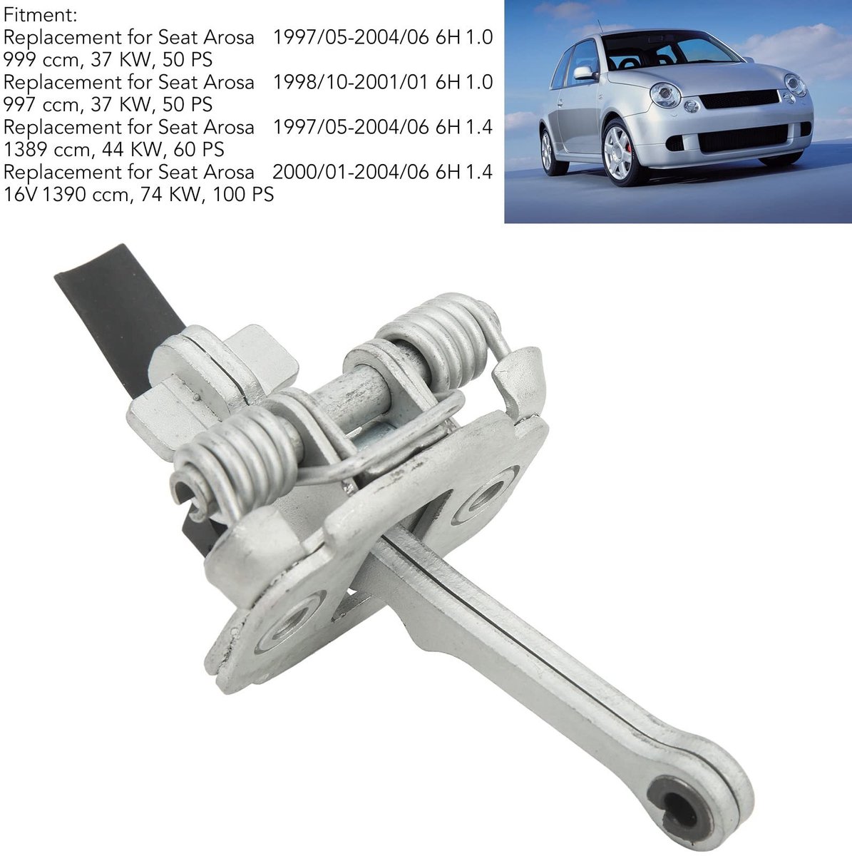 Dailygoods- Scharnier Hoogwaardig Vakmanschap - Deur Scharnieren - Vervanging Seat Arosa - Autodeur Controle - Duurzaam Materiaal - Soepel Openen en Sluiten - Deurscharnier