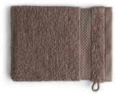 DoubleDry Hotel Washandjes 16 x 21 cm – Set van 6 – 100% Katoen 500 g/m2 – Zacht & Absorberend - Nougat