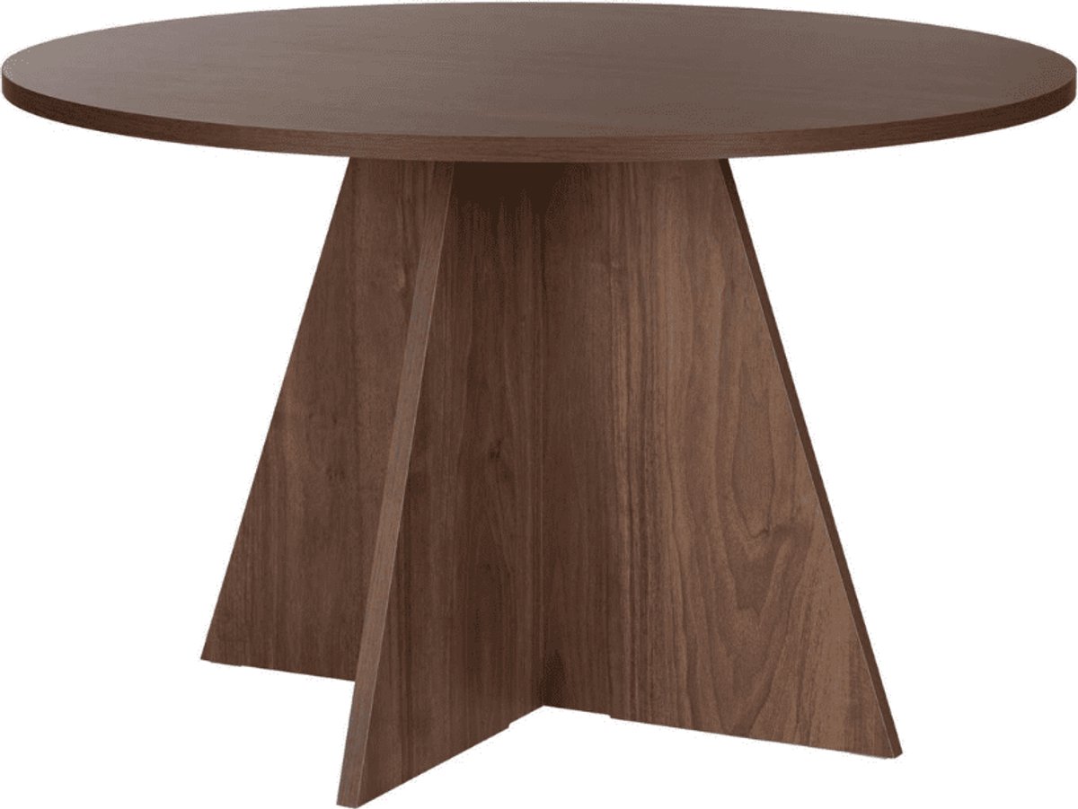 CALICOSY - Eettafel met ronde blad D120 cm - ARIA