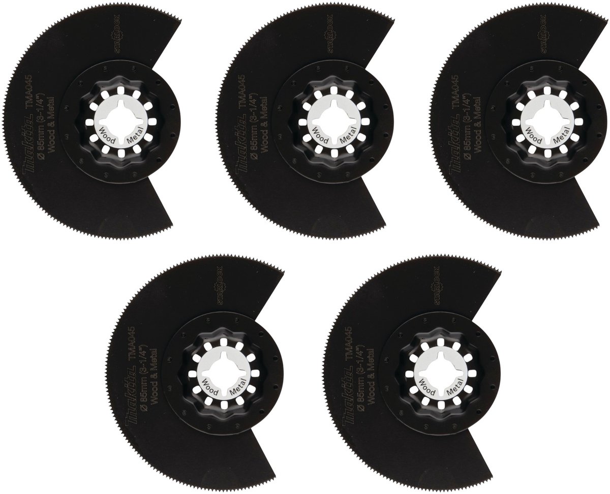 Makita TMA045 segmentzaagblad Starlock OIS / Plus / Max 85 mm 5 stuks ( 5x B-64799 )