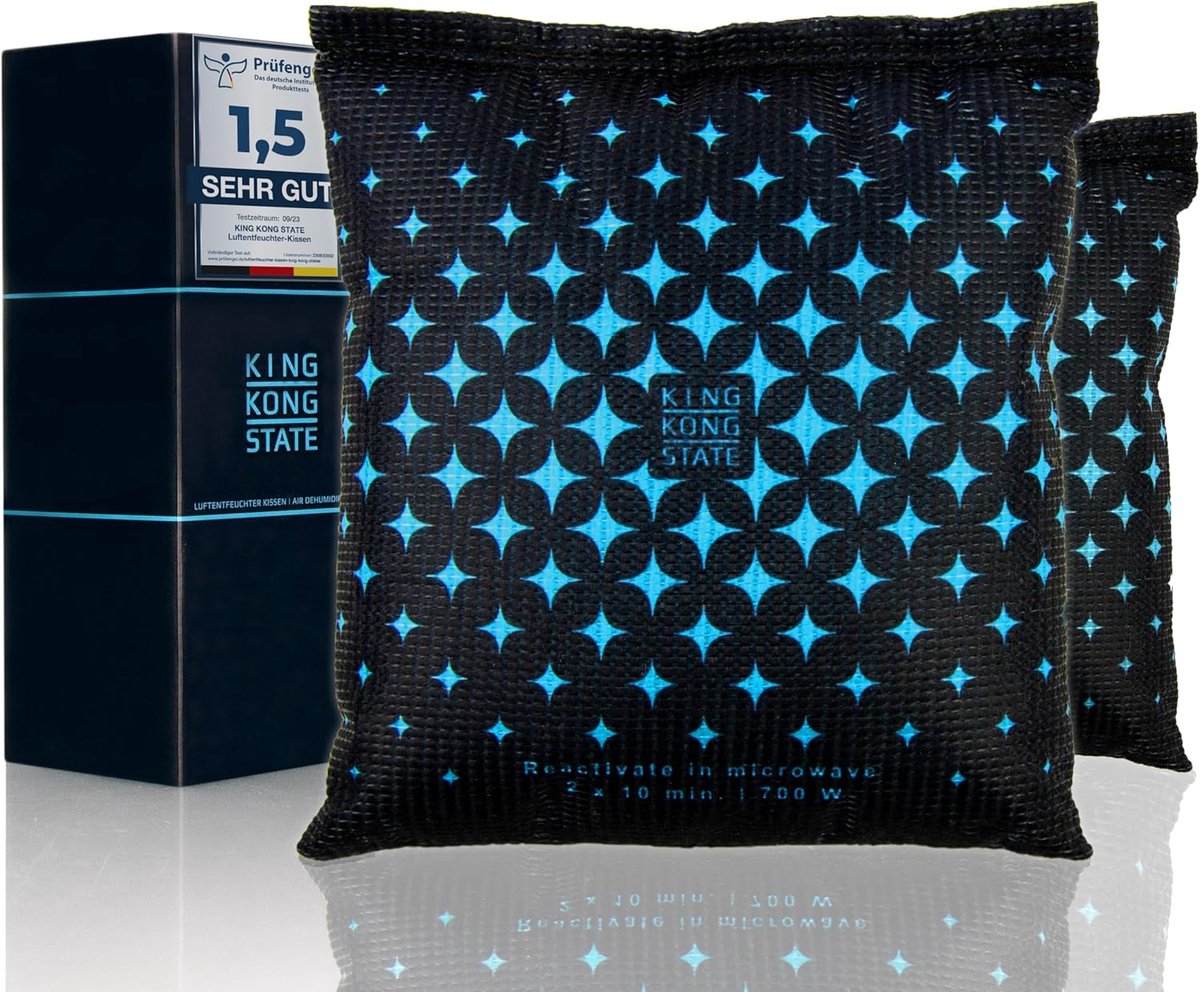 Thijox - Luchtontvochtiger voor Auto's - 2 x 500 g Ontvochtigingskussen voor Beslagen Ruiten - Herbruikbare Anti-Condens Vulling - Perfect voor Winter