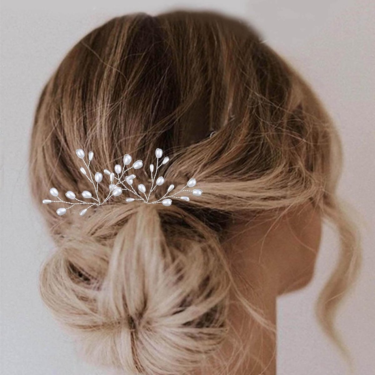 Haarspeld met Cultured Parels - Zilveren Haaraccessoires - Tijdloze Elegant - Perfect voor Bruiloften - ShopVlot