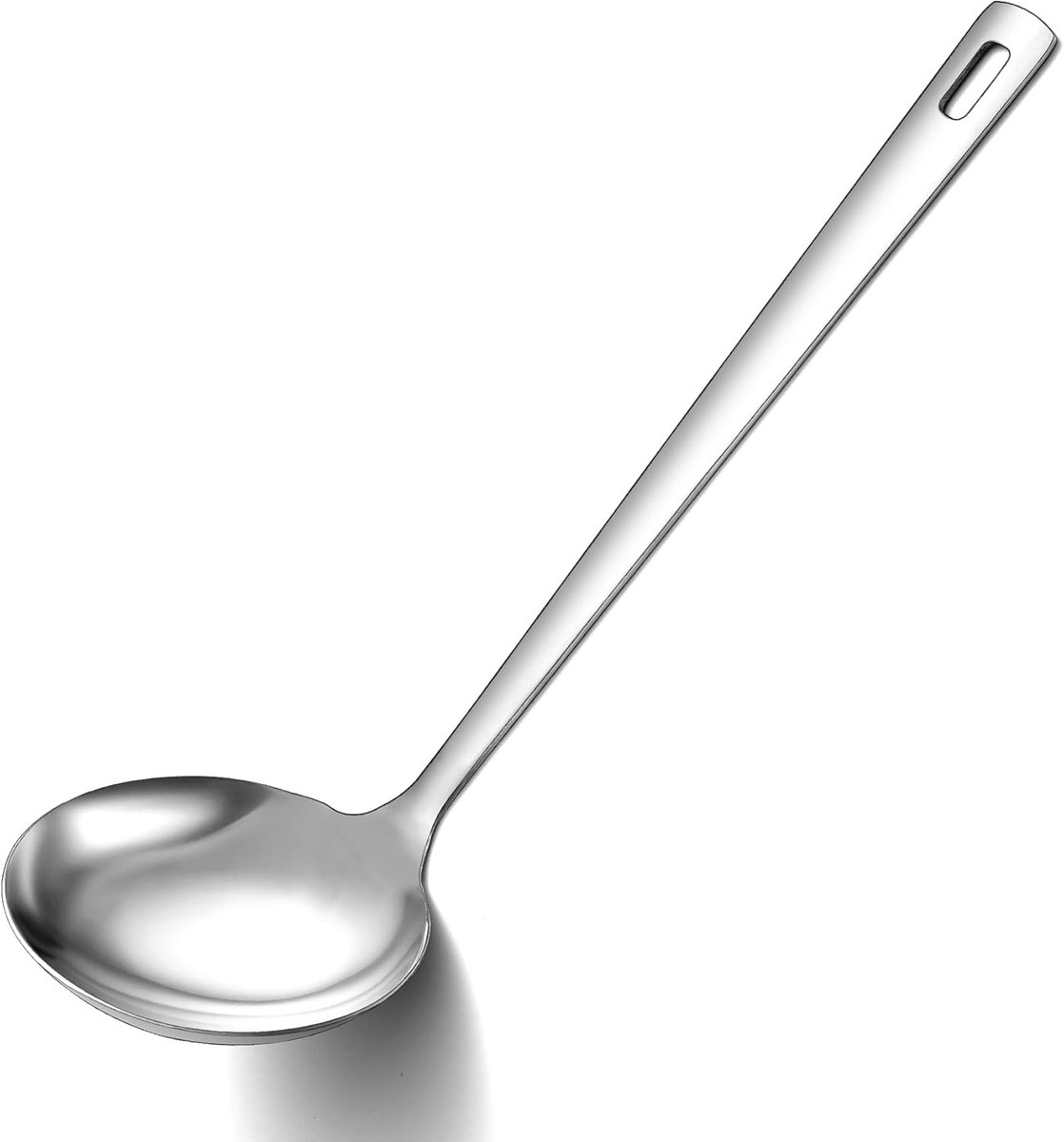 SnelShoppen - RVS Soeplepel - 30cm Duurzame Soeplepel voor Serveren en Koken - Afwasmachinebestendig en Roestvrij Keukengerei