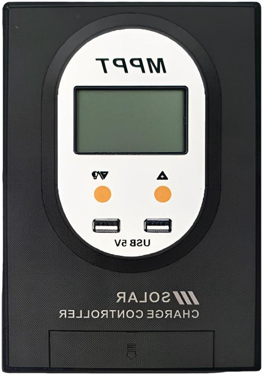 Laadregelaar Zonne-energie - MPPT Controller - Energie Beheer - Hoge Efficiëntie - 10-60A - Zwart