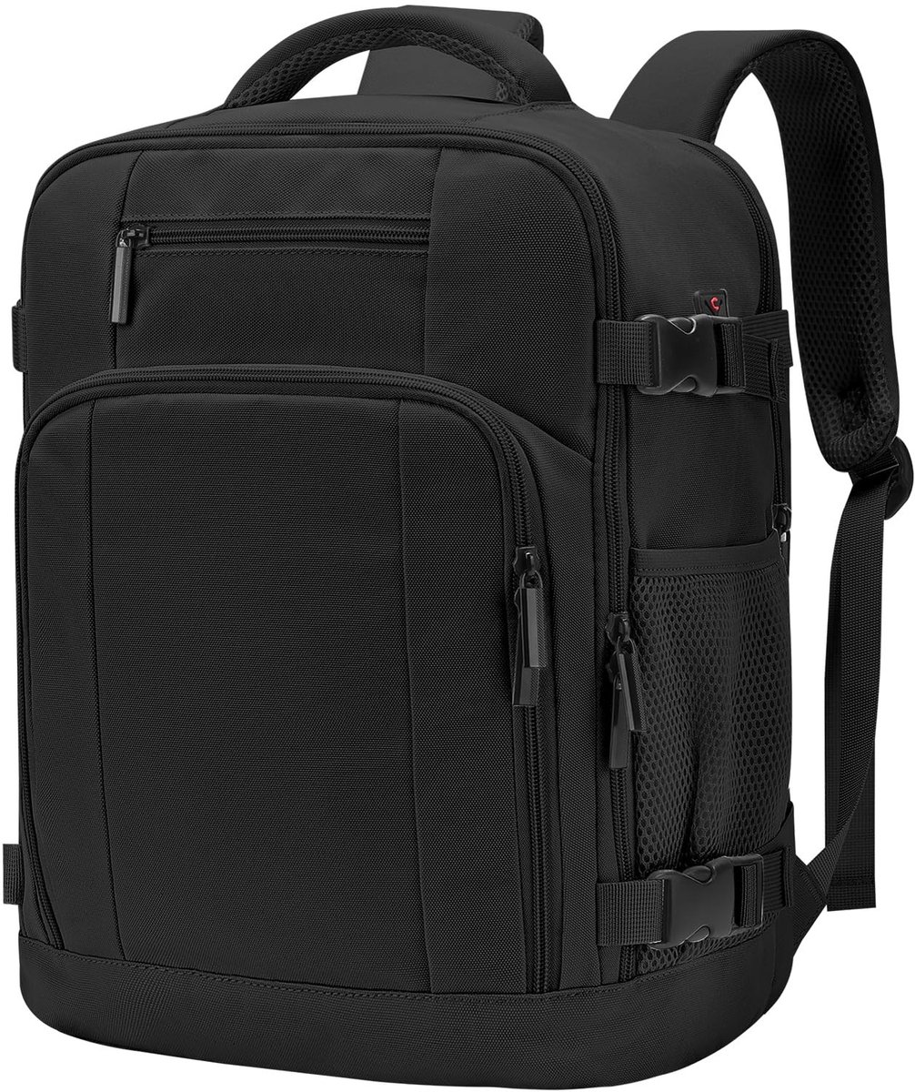 Dailygoods- Handbagage tas 40x20x25 cm - Waterdichte Reisrugzak - Antidiefstalzak - Compact Ontwerp - 20 Liter Inhoud - Voor Ryanair - Reistas