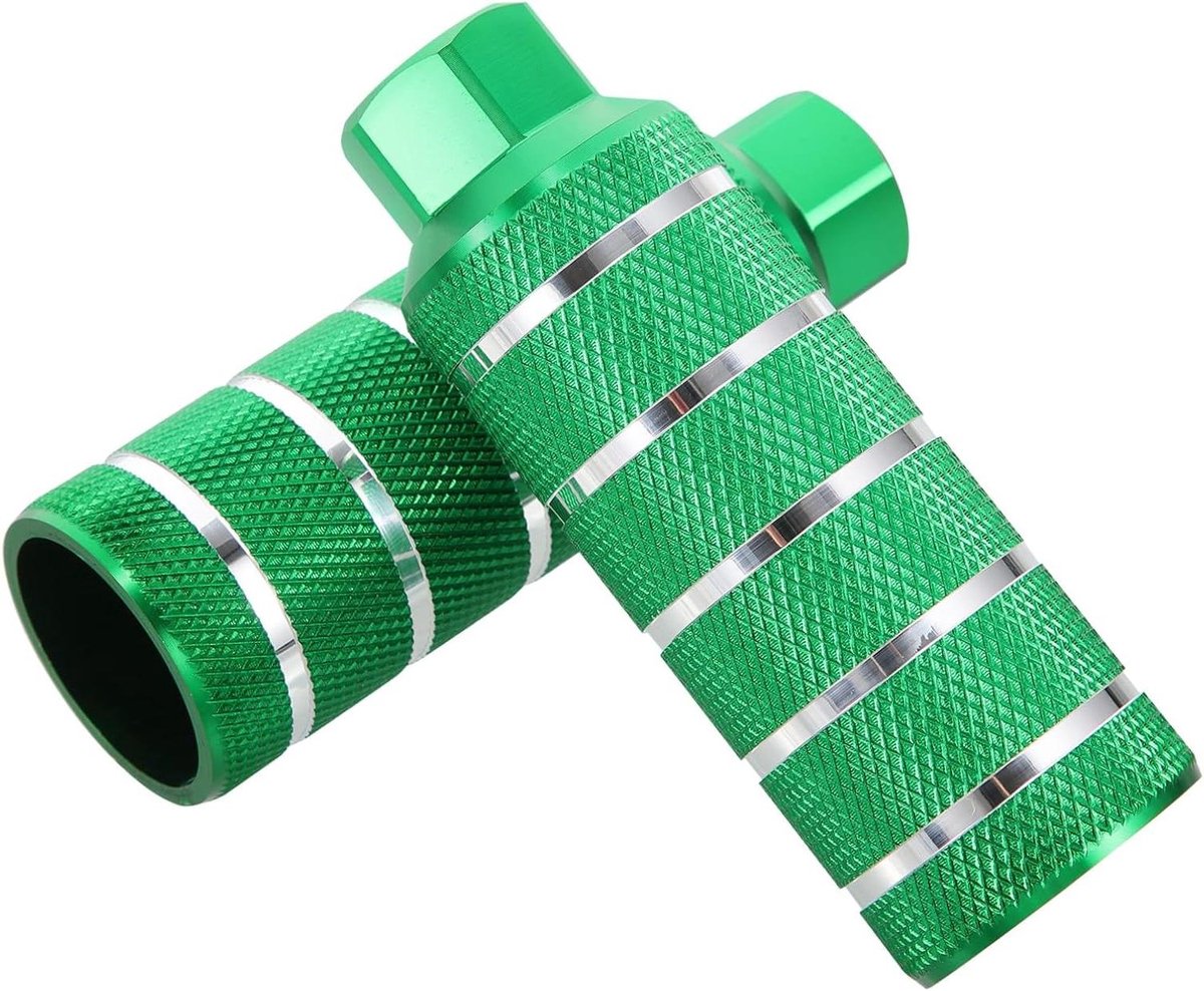Fiets Pinnen - Voetsteunen - Extra Grip - Antislip Textuur - 11cm Lengte - Groen