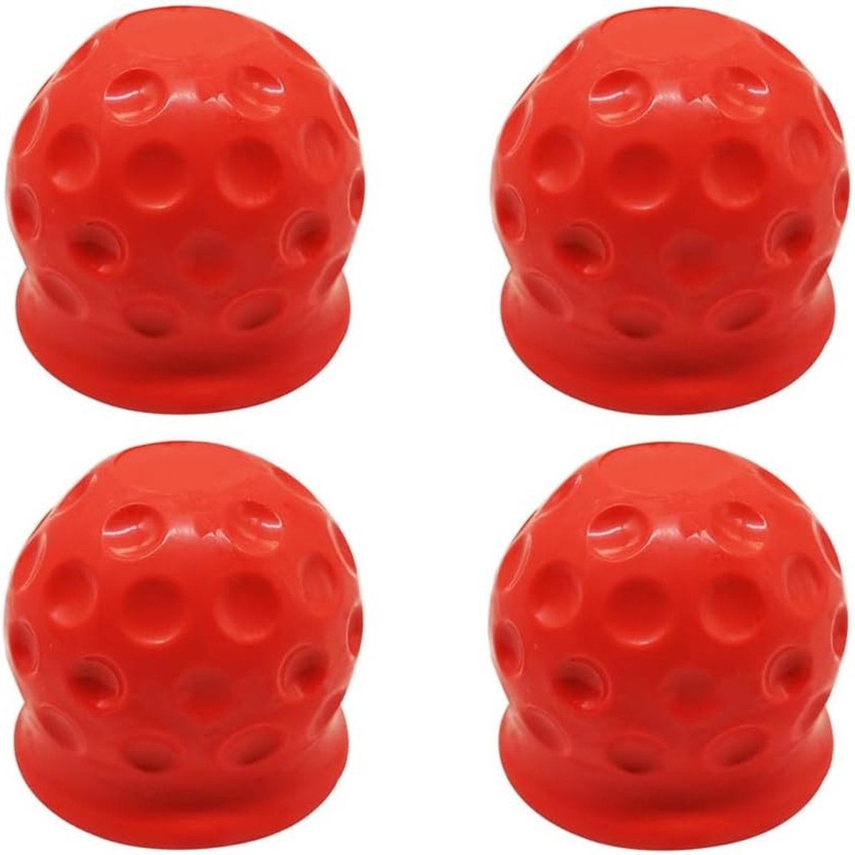 4 Stuks Beschermkap voor Trailerkoppeling, Bescherming voor Trekhaak en Koppelingsballen, Duurzame Caps voor Traileronderdelen