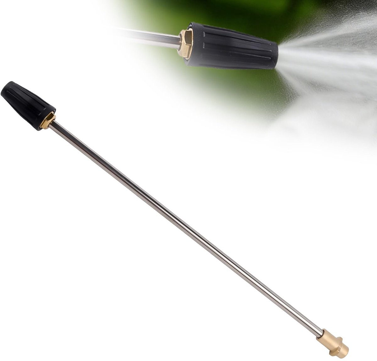 Dailygoods- Rotormondstuk Premium - Hogedrukreiniger Accessoires - Vuilfrees - Karcher Compatibel - Voor K4/K5/K6/K7 - Schuine Spuitstraal