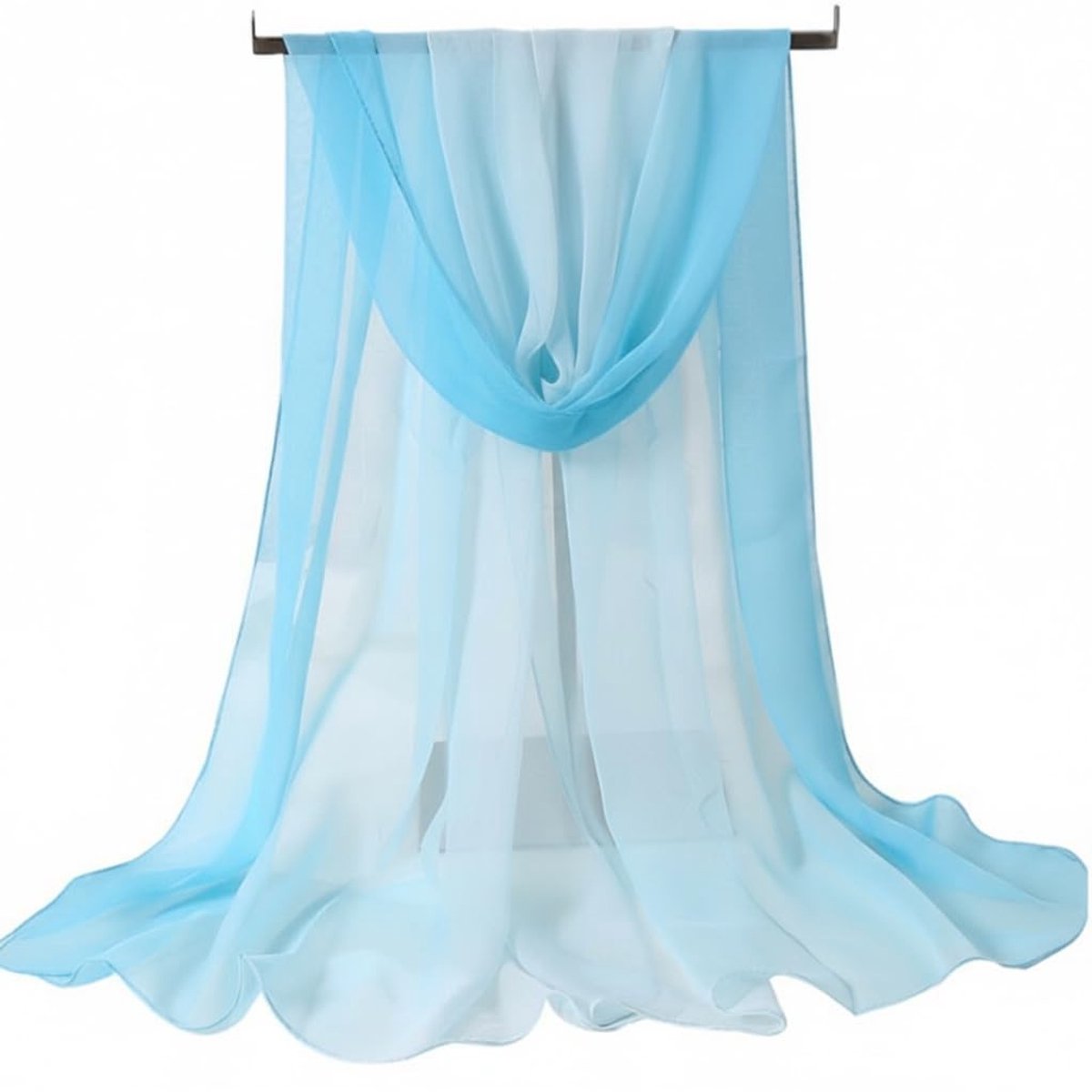 Dailygoods- Sjaal Zomer 160 x 50 cm - Stola - Halsdoek - Zomerse Doek - Polyester - Licht en Ademend