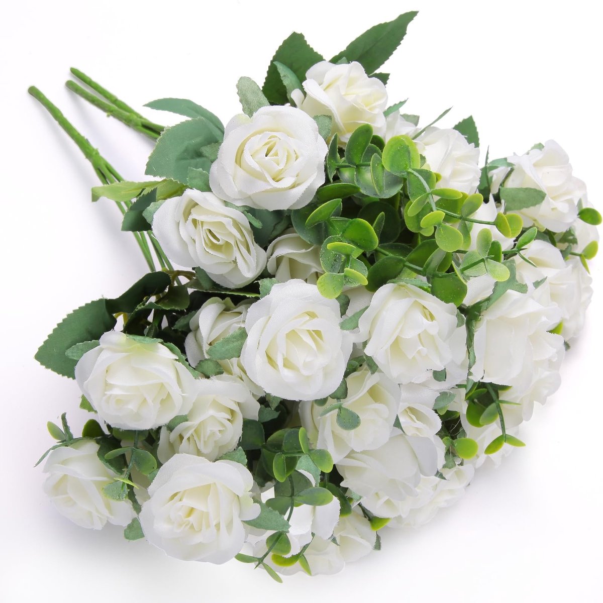 Dailygoods- Kunstbloemen 3 Stuks - Kunstbloemen voor Binnen/Buiten - Decoratieve Bloemendecoratie - Kunstbloemen in Vaas - Hoogwaardige Zijde - Realistische Uiterlijk - Nep Bloemen