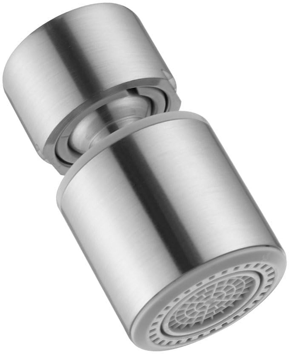 Dailygoods- Waterkraan Luchtsprudler - Vervangbare Douchekop - Draaibaar 120° - 2 Straalsoorten - M22 Binnendraad - Geschikt voor Keukenkraan - Kraanbeluchter