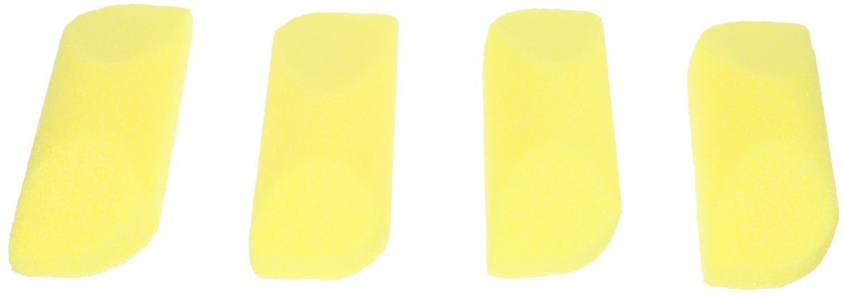 Dailygoods- Puimsteen 4 Stuks - Voetschrobber - Eeltverwijderaar - Voetverzorging - Voetrasp - Hielreparatie - Herbruikbaar PU - Voetvijl