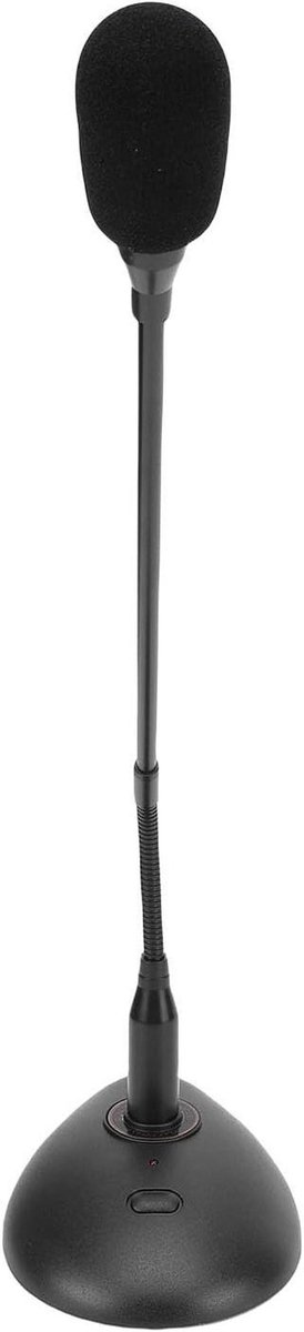 Conferentiemicrofoon - Zwanenhals microfoon - Heldere vergaderaudio - Flexibele zwanenhals - 3-pins XLR - Zwart