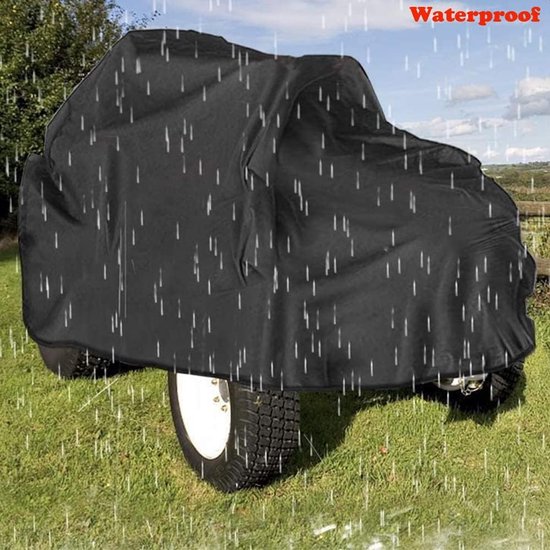 183×137×117 cm - Buitenhoes voor grasmaaier - Hoes voor zitmaaier - Waterdichte hoes voor tractor - Stevige 420D polyester Oxford-stof - Zon- en waterbestendig - Voor uw zitmaaier van Merkloos	 — afbeelding 4