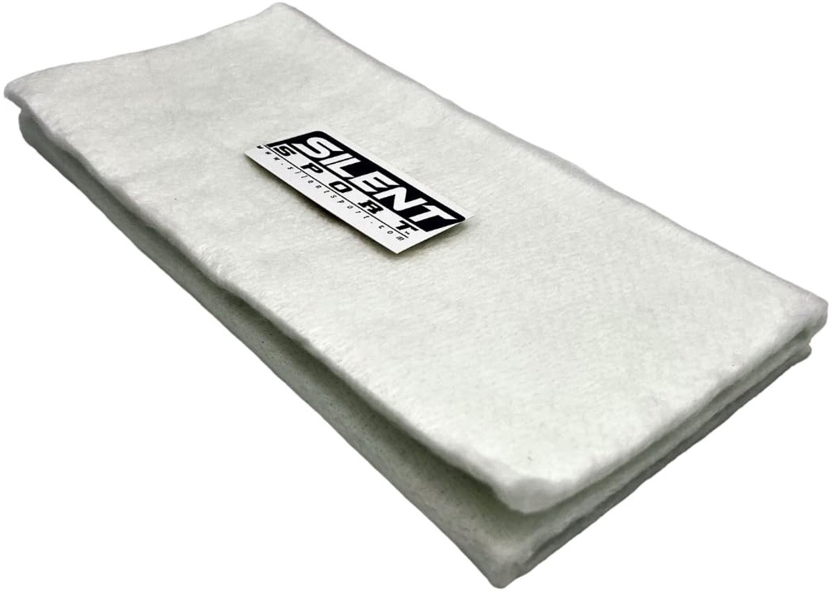 Dailygoods- Isolatiemat Geluidsdemper 1000 °C - Noppenschuim - Geluidsisolatie - Isolatiemateriaal - Naaldmat - 75 cm x 50 cm