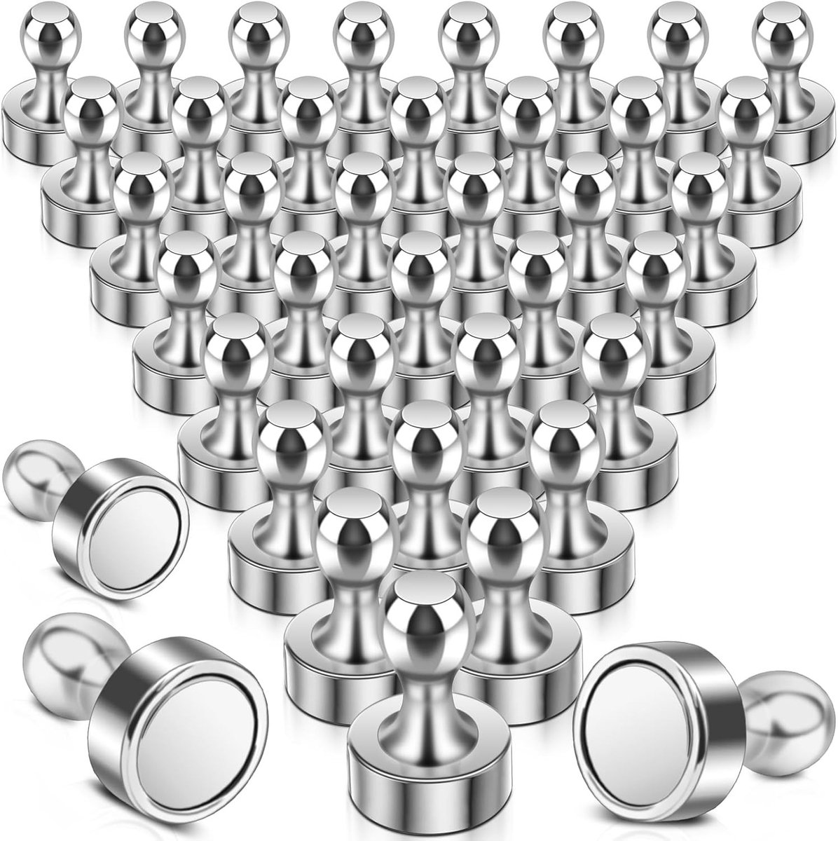 Extra sterke neodymium magneten voor whiteboard, koelkast en prikbord - 36 stuks voor kant