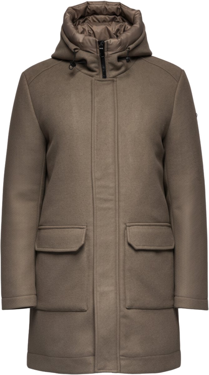 OMBRE Jas - Rits - Effen Bruin M