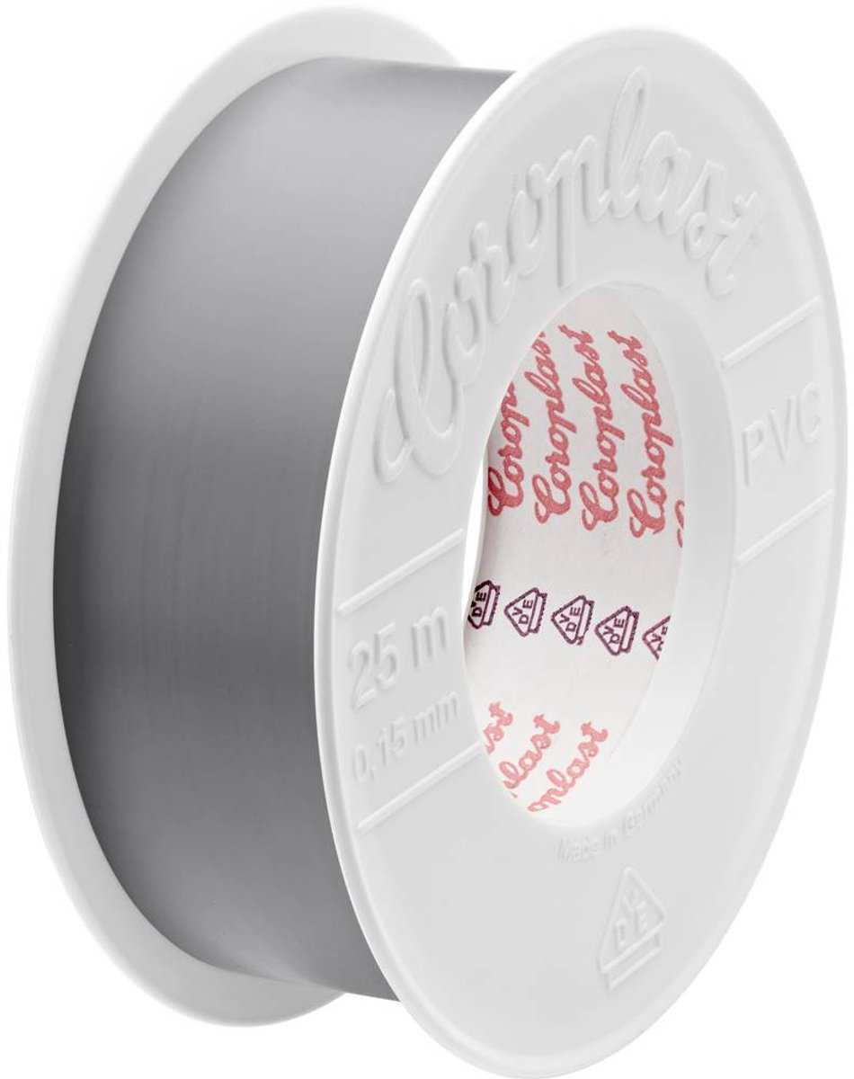 Coroplast 302 PVC 265969 Isolatietape Grijs (l x b) 25000 mm x 30 mm 1 stuk(s)