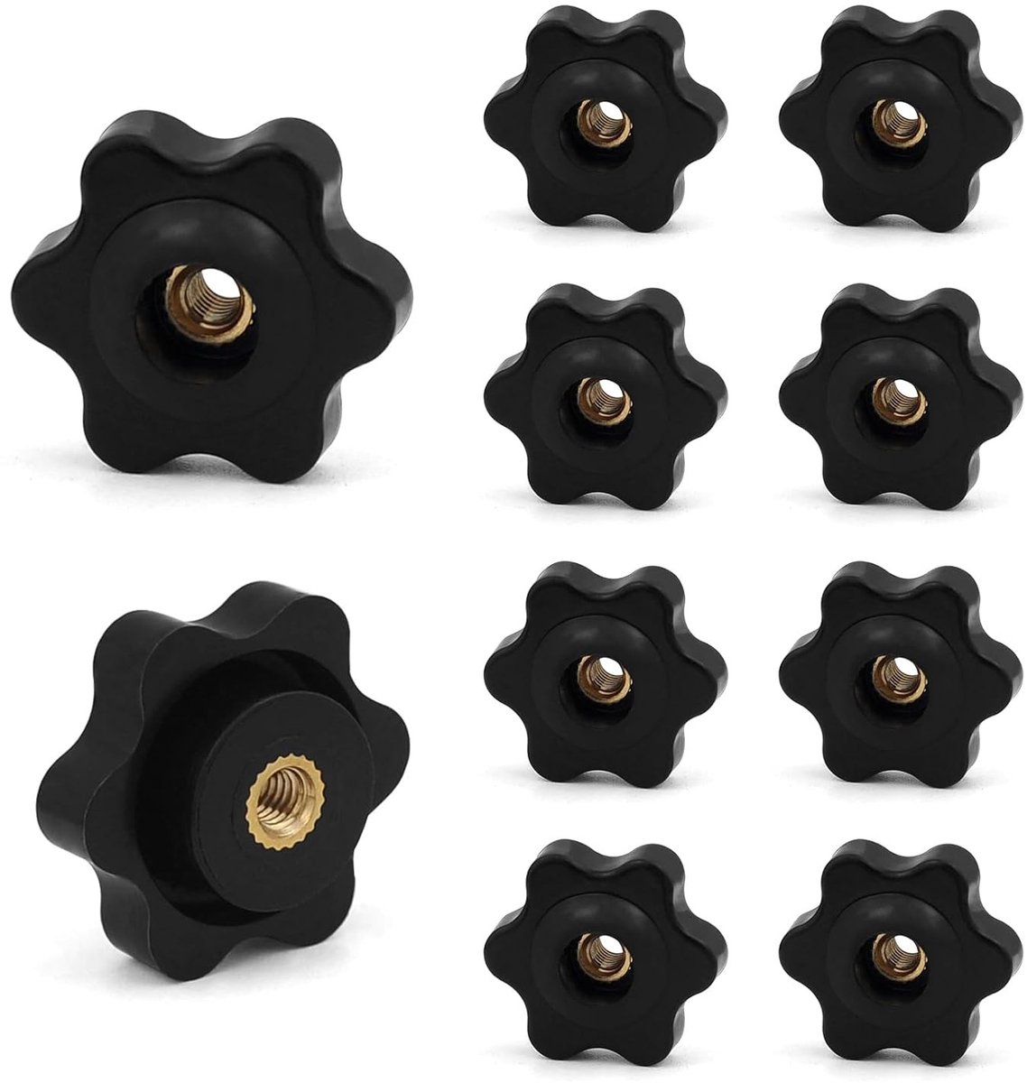 Set van 10 M4 x 25mm Stervormige Schroeven met Plastic Hoofd voor Mechanische Toepassingen en Vervangingen