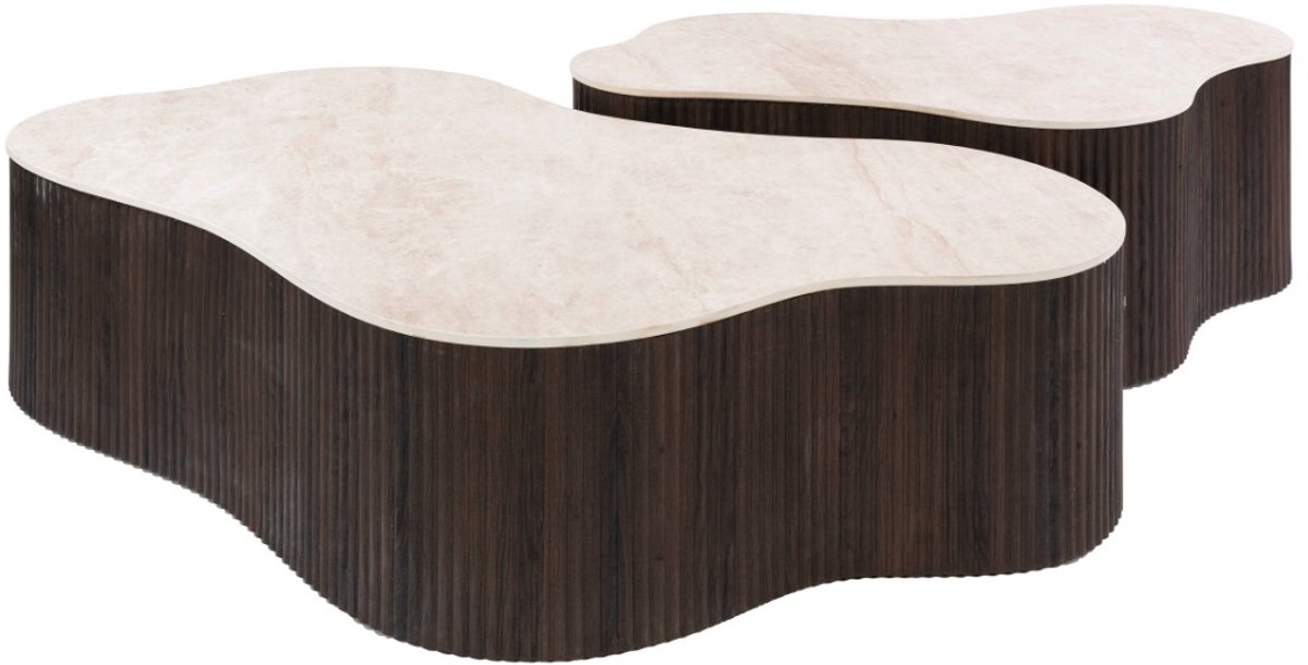 AnLi Style Salontafel Ceramo grande set/2 keramiek Taj Mahal