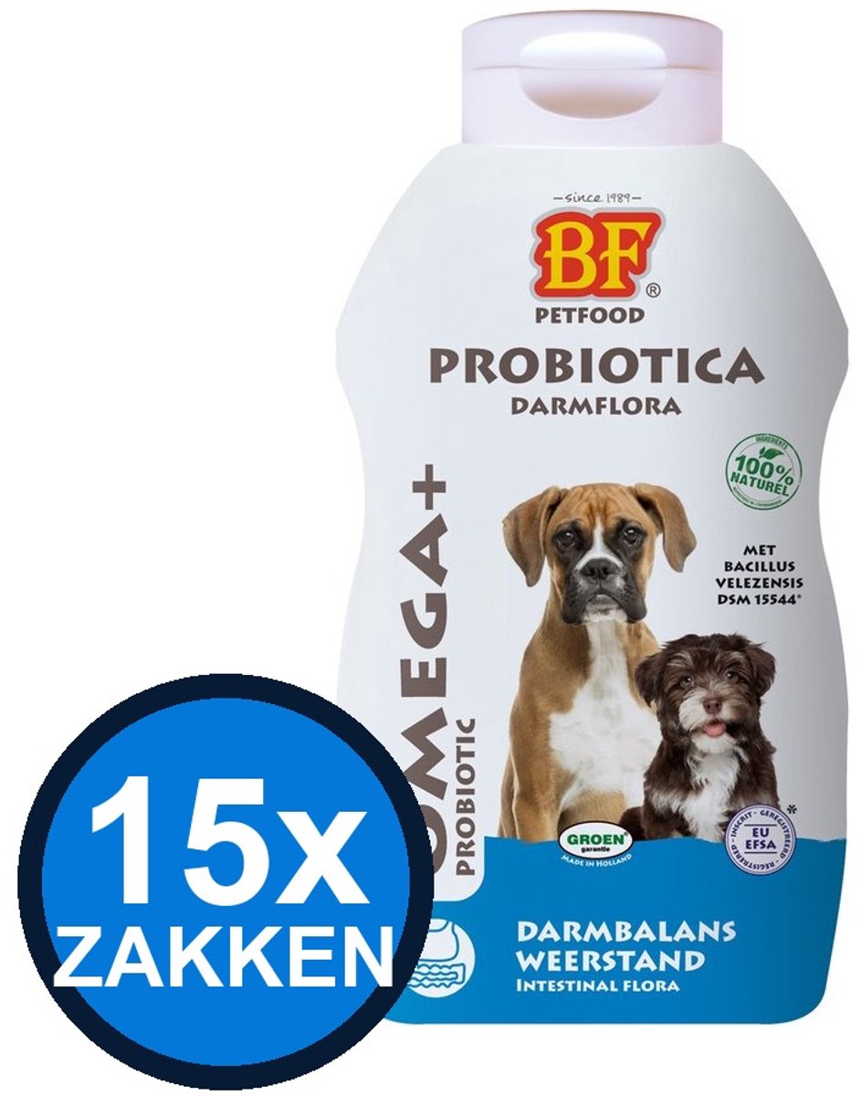 15x Biofood - Omega+ Probiotic - Hondenvoer Droogvoer - 500 g