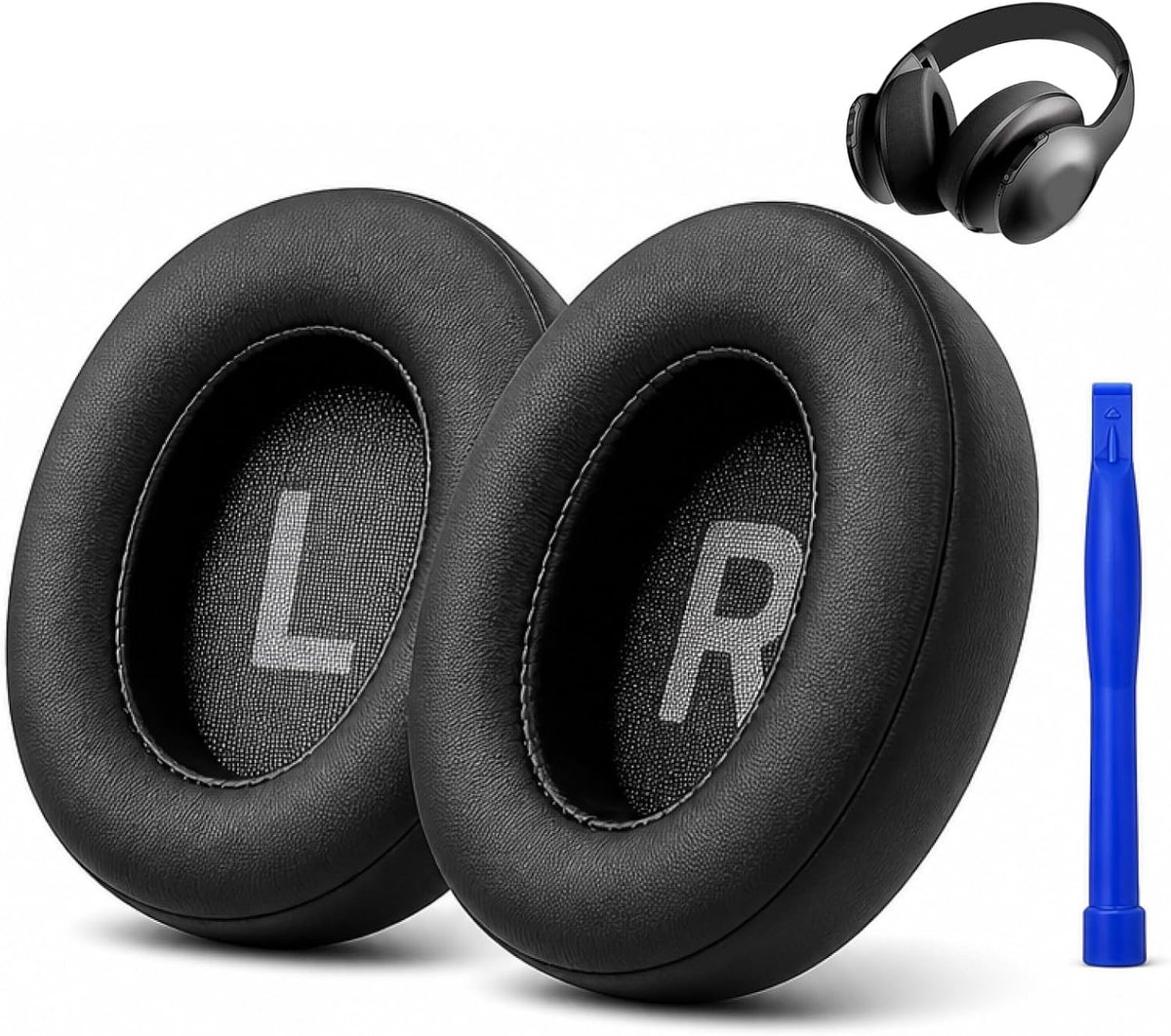 1 paar oorkussens voor JBL Tune 700 (700BT), 710 (710BT), 720 (720BT), 750 (750BT, 750BTNC) en 760 (760NC) - ShopVlot