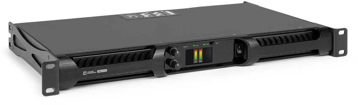Power Dynamics PDA-X1002 professionele PA versterker - 2-kanaals - 100V - 19 inch - 2 x 500W