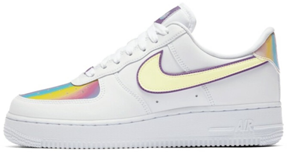 Nike Air Force 1 Easter Sneakers Dames – /Barely Volt-Hyper Wit