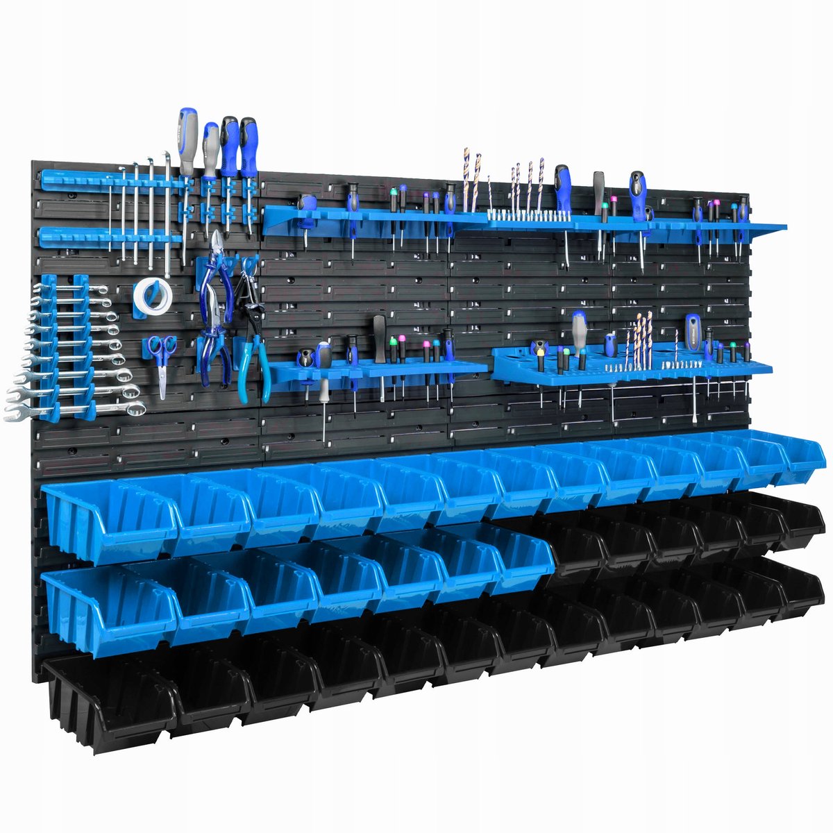 Gereedschapswand met 39 bakken - 156x78cm - Garage & Werkplaats