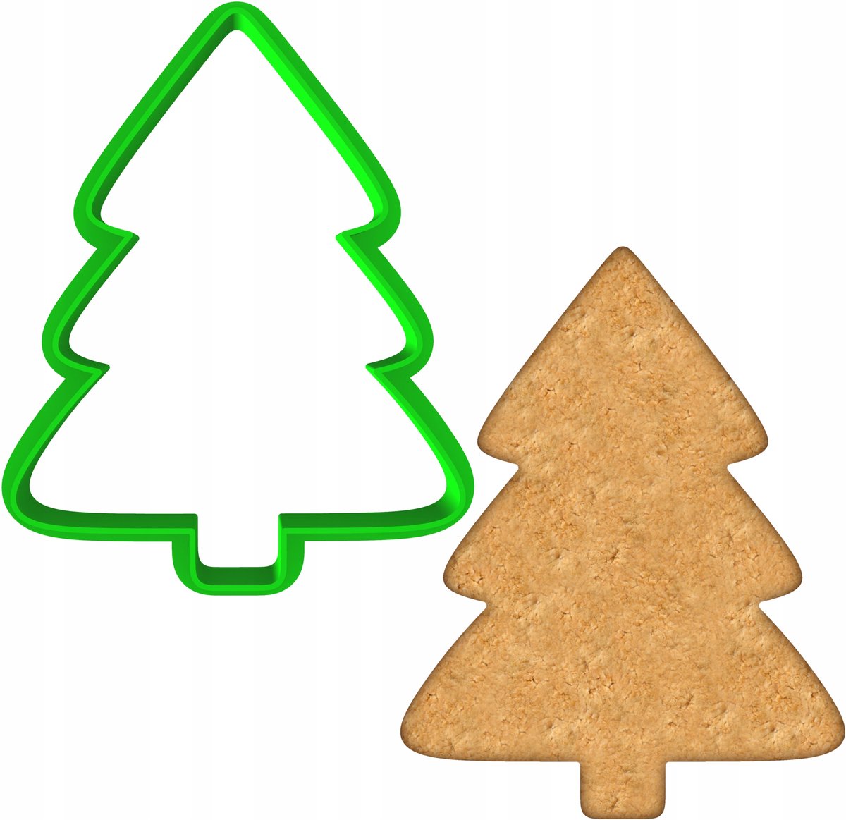 Kerstboom Koekjesvorm 8cm - Perfect voor Kerstgebak