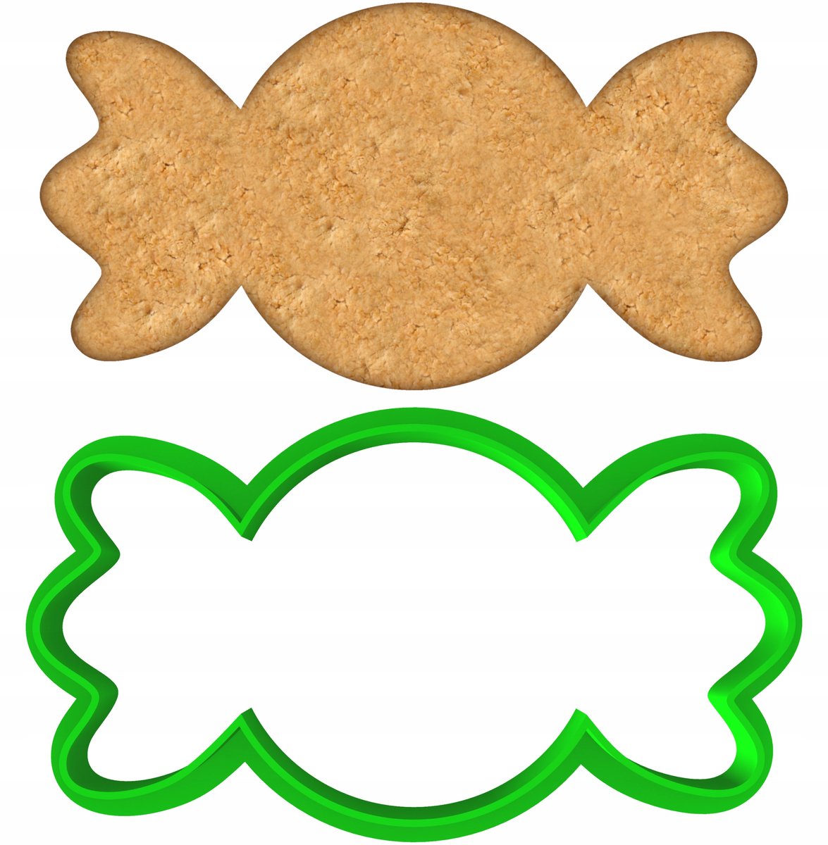 Koekjesvorm "Snoepje" 8cm - Unieke Vormen voor Koekjes en Banket