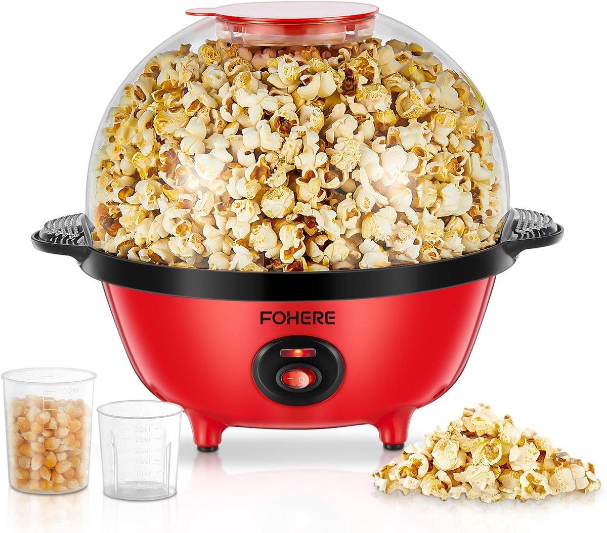Popcornmachine 4l - Compact formaat - Snel en eenvoudig popcorn maken - Ideaal voor filmavonden