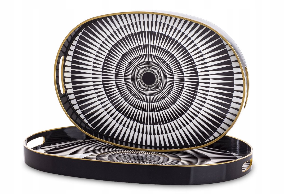 Decoratieve Dienbladen Set van 2 Stuks