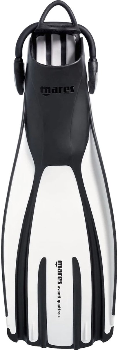Merkloze Duikvinnen Avanti Quattro Plus Bungee Maat XS/34-36 Wit