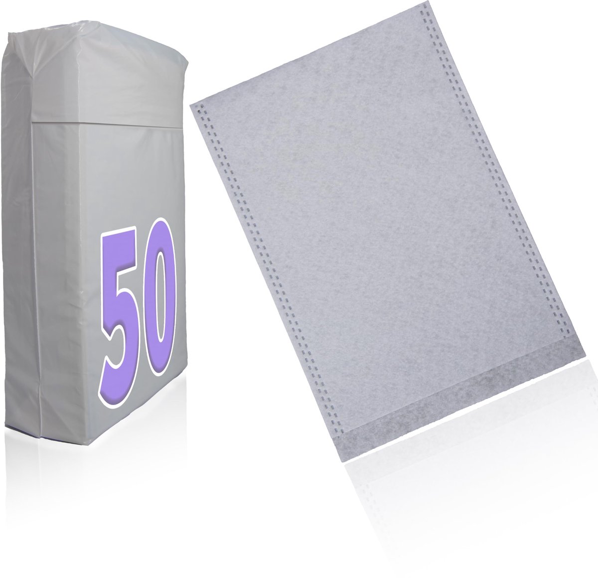 Wegwerpwashandjes 50 st. - Premium kwaliteit - hoogste klinische normen - ideaal voor baby's en volwassenen - ShopVlot